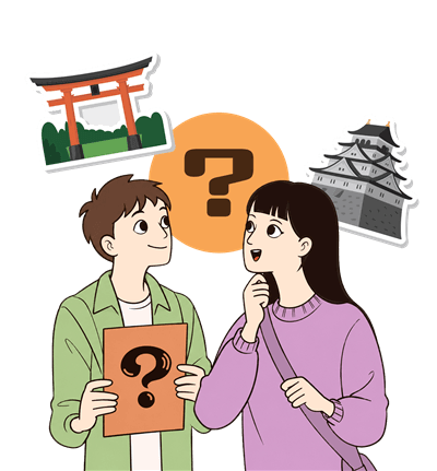 手がかりを集めて謎を解くイラスト